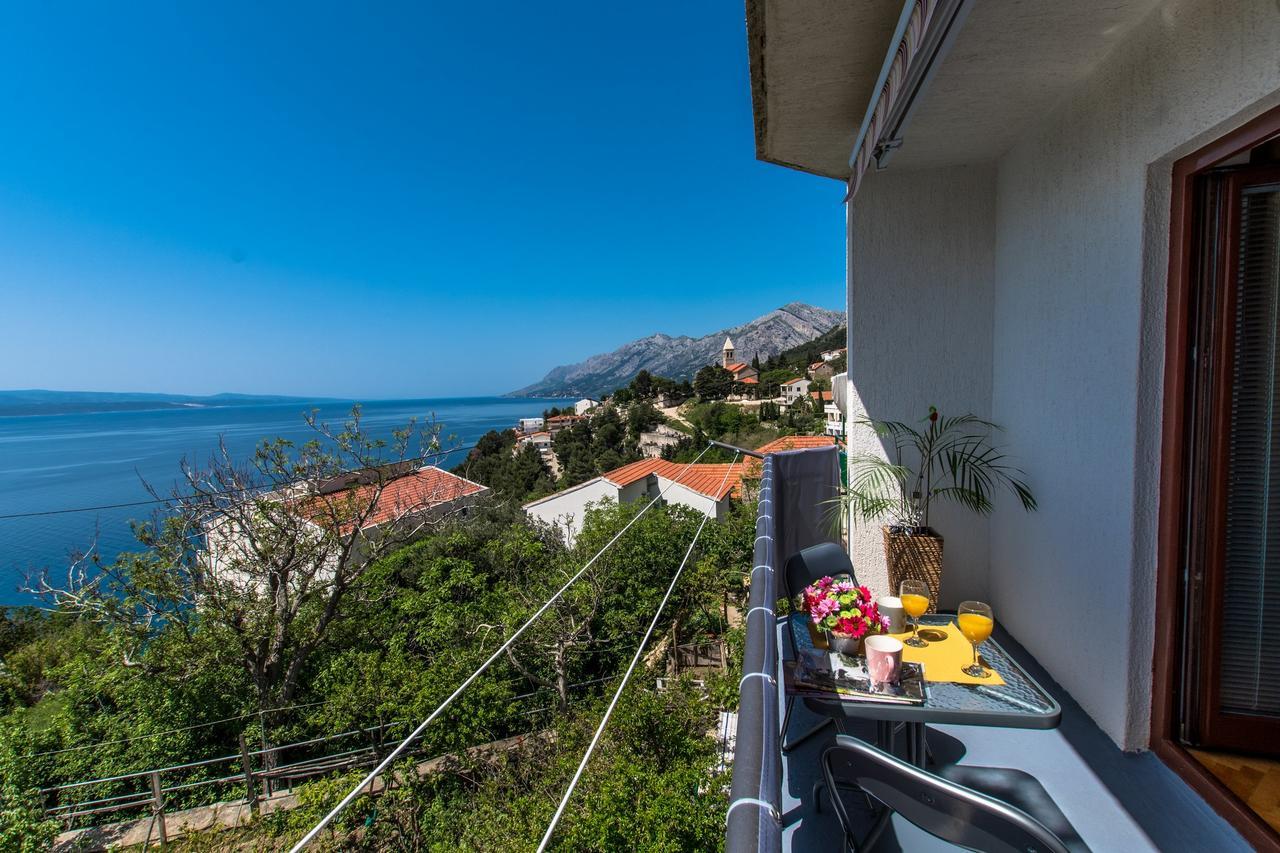 Seaview Apartment Slavica Brela Exteriör bild